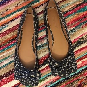 Blue and White Flats